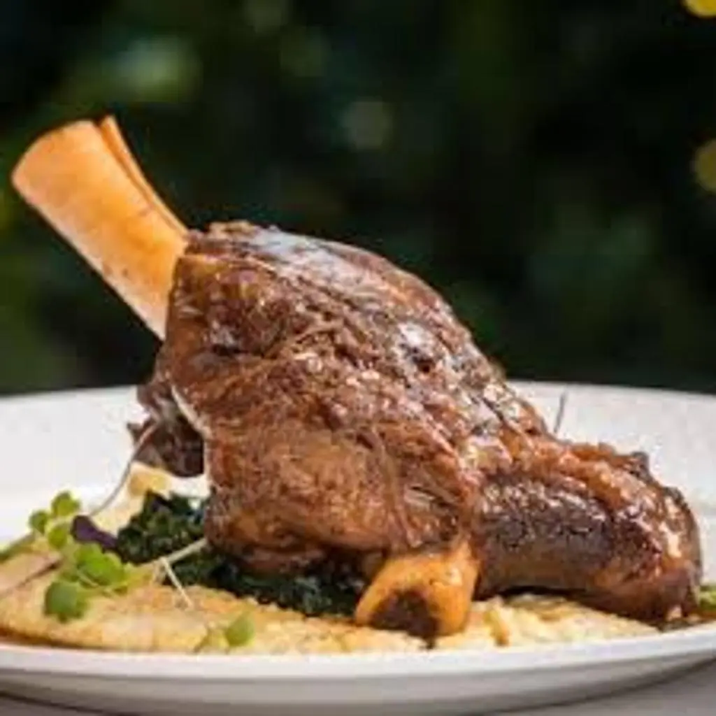Lamb Shank on Charcoal